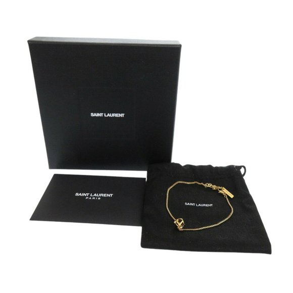 YVES SAINT LAURENT Opium Monogram Twist Cassandra Bracelet Gold - Picture 3 of 5